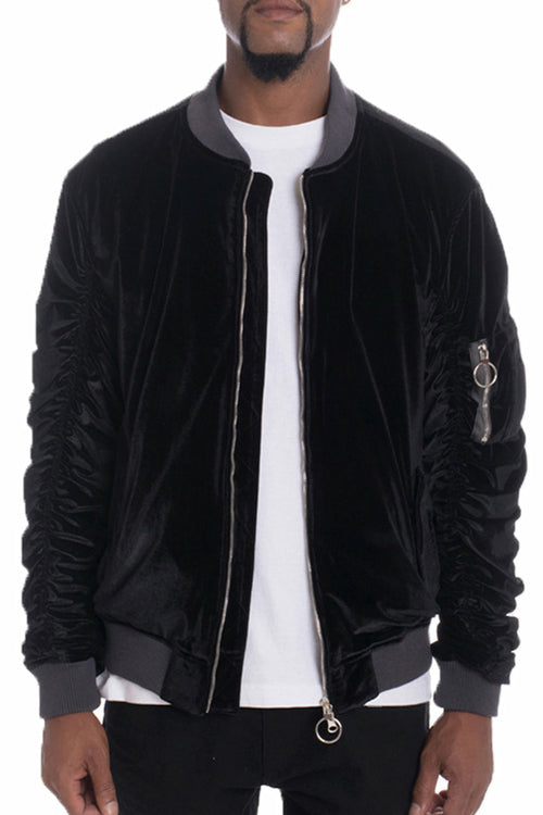 VELOUR BOMBER