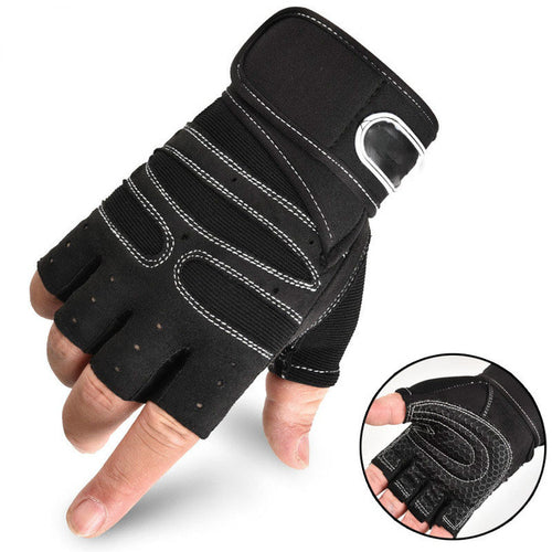 Load image into Gallery viewer, Men Gym Gloves Half Finger Cycling Gloves Pro Fitness Weight Lifting
